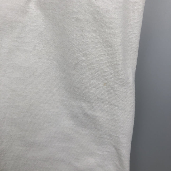 90'S ONEITA PowerPro Ringer T-Shirt, Men's XL, Vintage cotton white type Vintage Second Hand