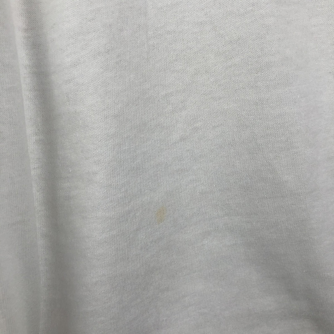 90'S Vintage College Lane Ringer T-Shirt, Made in USA, Men's XL polyester white type Vintage Second Hand