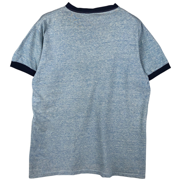 Vintage Collegiate Pacific Ringer T-Shirt, Made in USA, Men's XL cotton Blue type light blue Vintage Second Hand