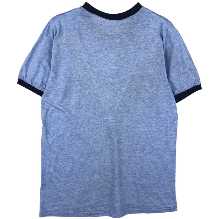Vintage 90'S Ringer T-shirt, Men's Size Small unclear blue type Vintage Second Hand