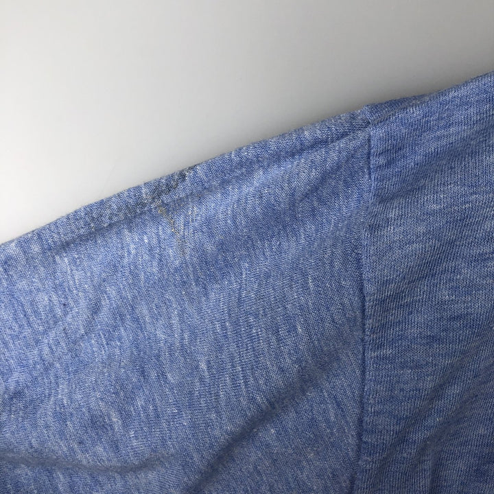 Vintage 90'S Ringer T-shirt, Men's Size Small unclear blue type Vintage Second Hand