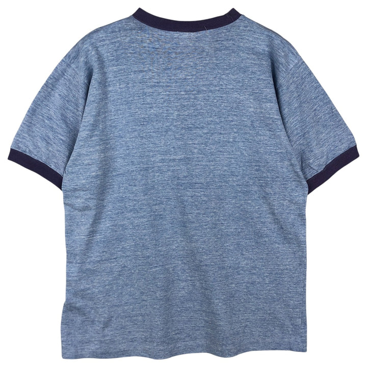 Vintage 1970'S Capital Ringer T-shirt, Men's Size L cotton blue type Vintage Second Hand
