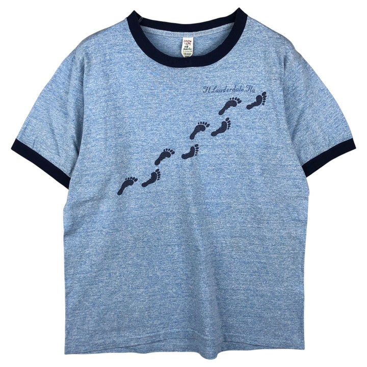 Sherry Ringer T-shirt, men's, XL, vintage cotton blue type Vintage Second Hand