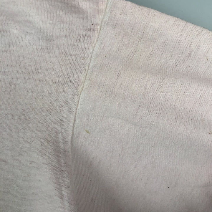 Vintage Ringer T-shirt, men's size M cotton pink type Vintage Second Hand