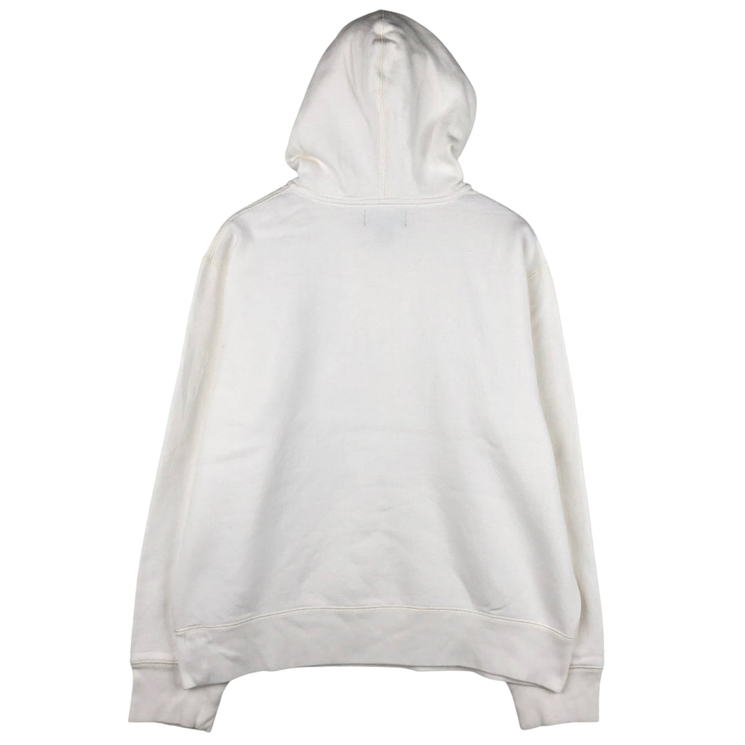 Ralph Lauren POLO by Ralph Lauren Sweatshirt Half Button Hoodie Men's XL cotton white type Vintage Second Hand