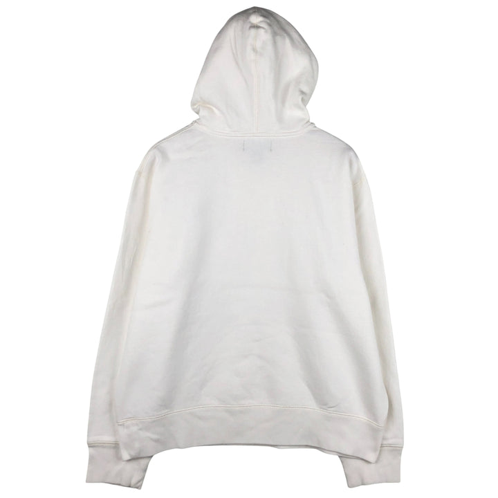 Ralph Lauren POLO by Ralph Lauren Sweatshirt Half Button Hoodie Men's XL cotton white type Vintage Second Hand
