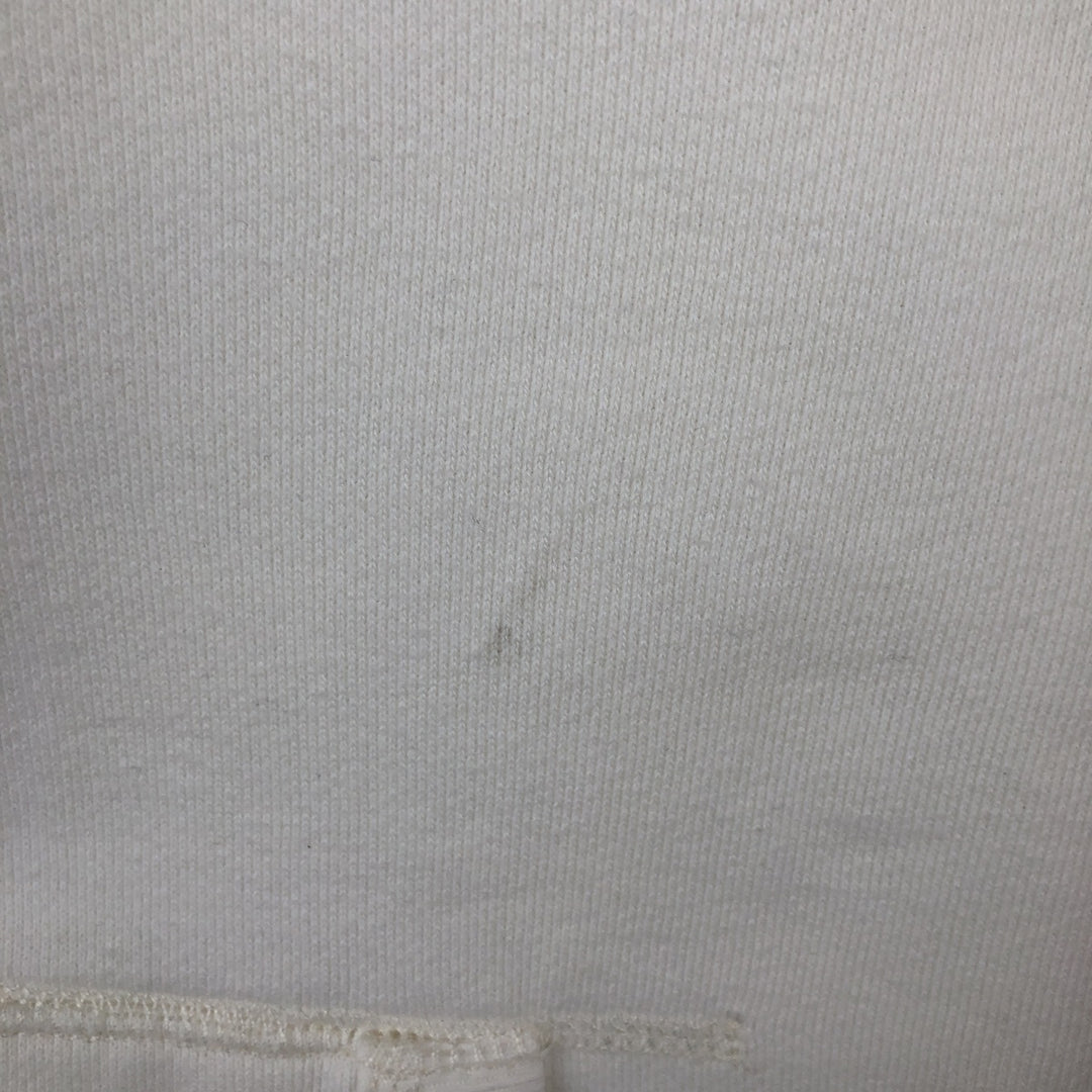 Ralph Lauren POLO by Ralph Lauren Sweatshirt Half Button Hoodie Men's XL cotton white type Vintage Second Hand