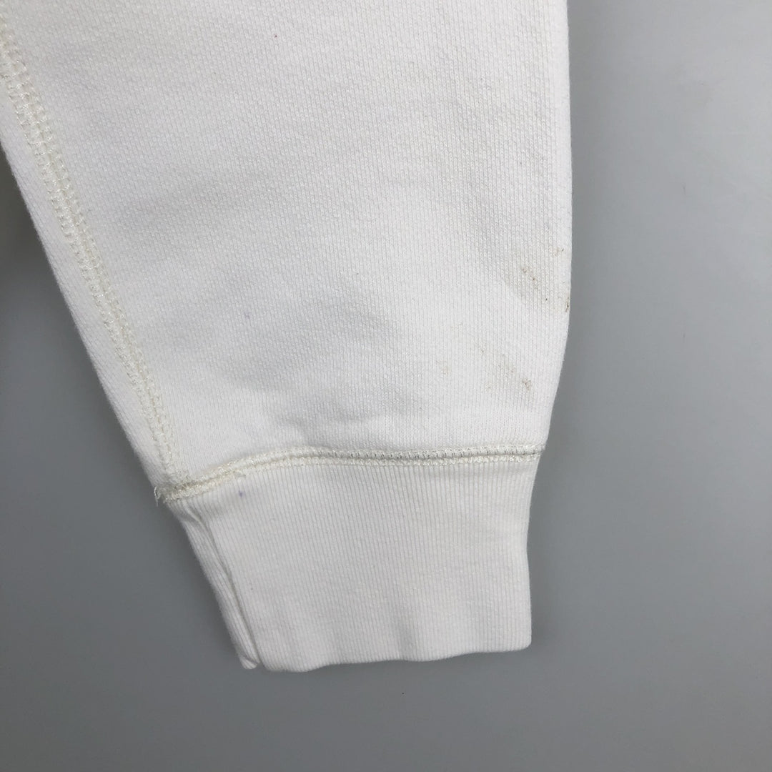 Ralph Lauren POLO by Ralph Lauren Sweatshirt Half Button Hoodie Men's L size cotton white type Vintage Second Hand