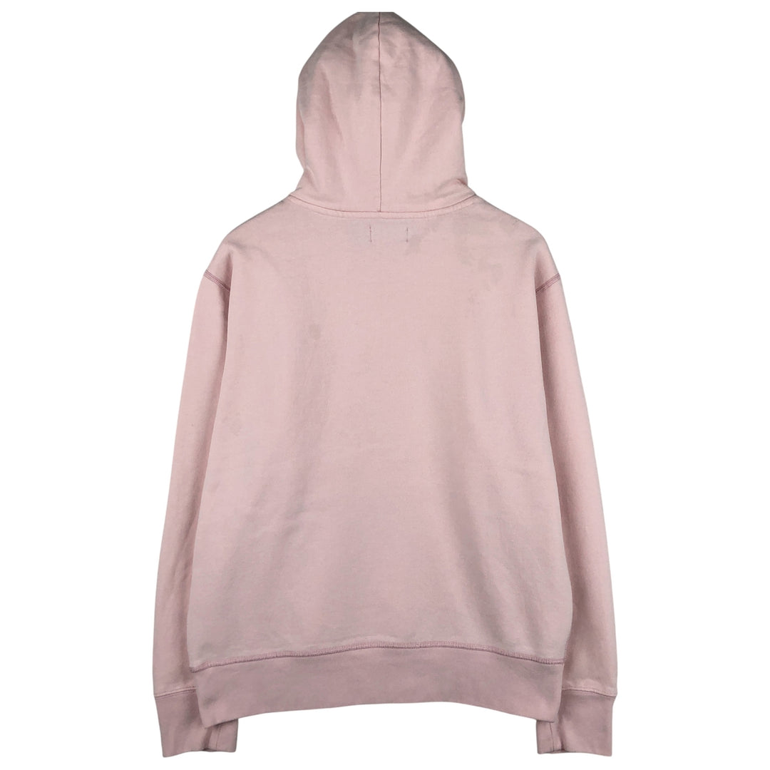 Ralph Lauren POLO RALPH LAUREN sweatshirt pullover hoodie, men's size L cotton coral Vintage Second Hand