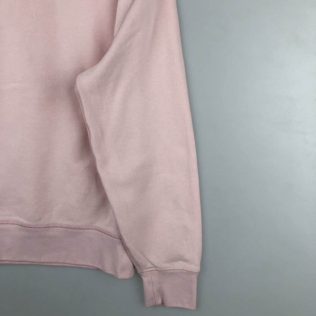 Ralph Lauren POLO RALPH LAUREN sweatshirt pullover hoodie, men's size L cotton coral Vintage Second Hand