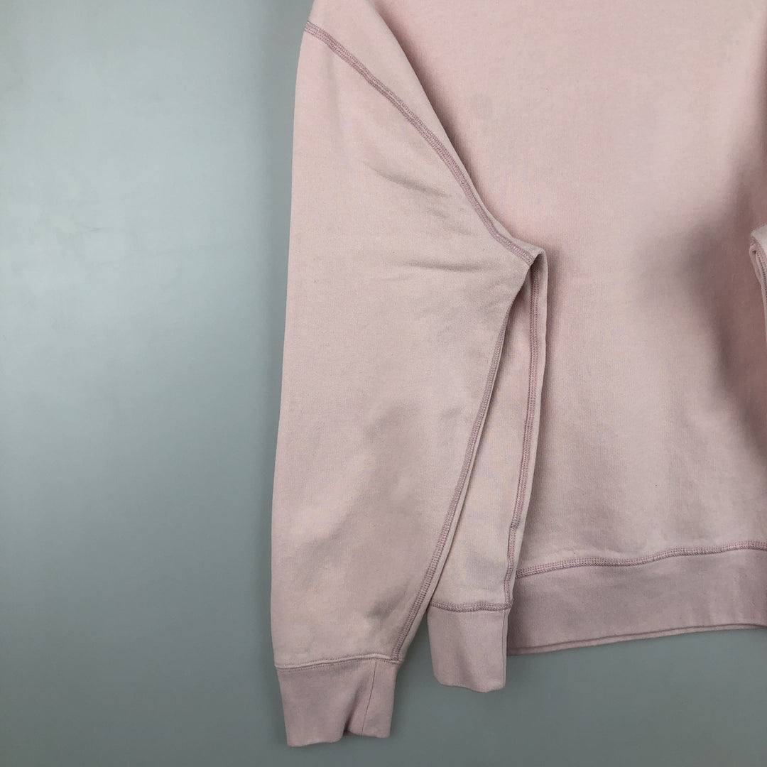 Ralph Lauren POLO RALPH LAUREN sweatshirt pullover hoodie, men's size L cotton coral Vintage Second Hand