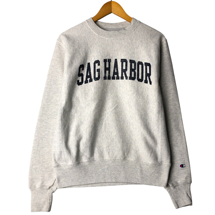 Champion REVERSE WEAVE Reverse Weave College Sweatshirt Trainer Men's S cotton gray type Vintage Second Hand