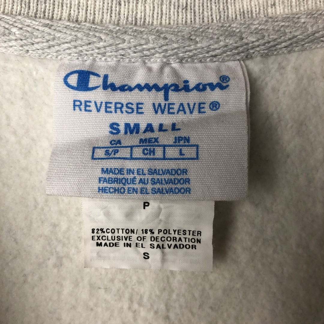 Champion REVERSE WEAVE Reverse Weave College Sweatshirt Trainer Men's S cotton gray type Vintage Second Hand