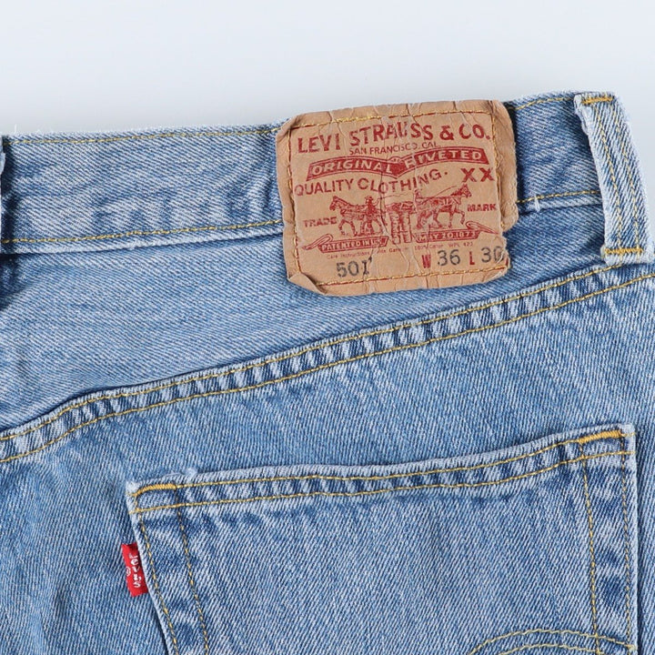 2000'S Levi's 501 Original Fit Straight Denim Pants, Men's Size 36 cotton blue type Vintage Second Hand