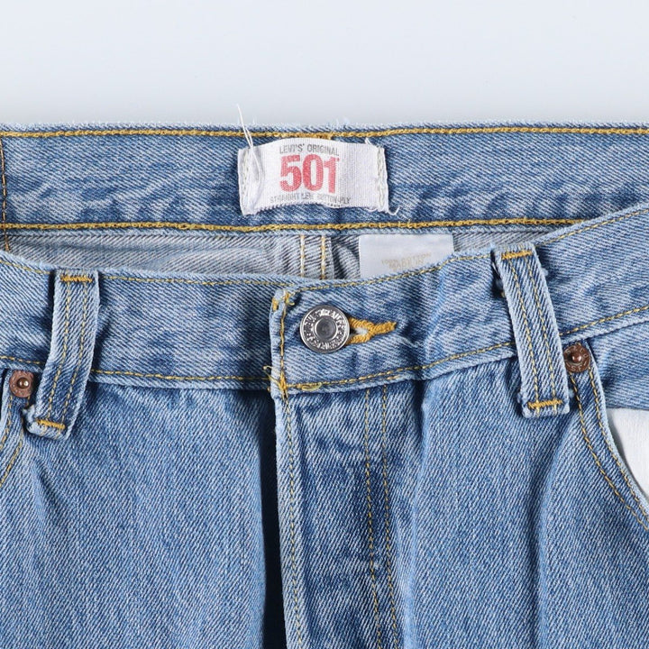 2000'S Levi's 501 Original Fit Straight Denim Pants, Men's Size 36 cotton blue type Vintage Second Hand