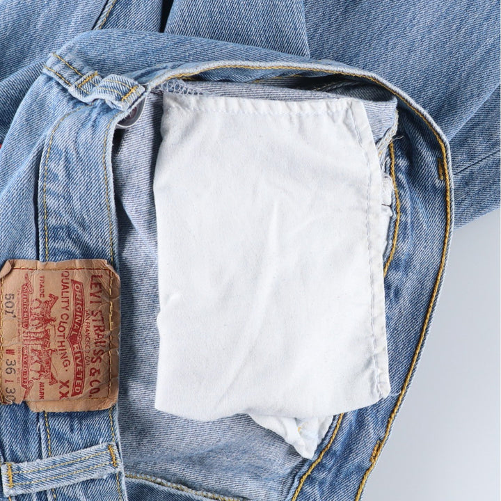 2000'S Levi's 501 Original Fit Straight Denim Pants, Men's Size 36 cotton blue type Vintage Second Hand