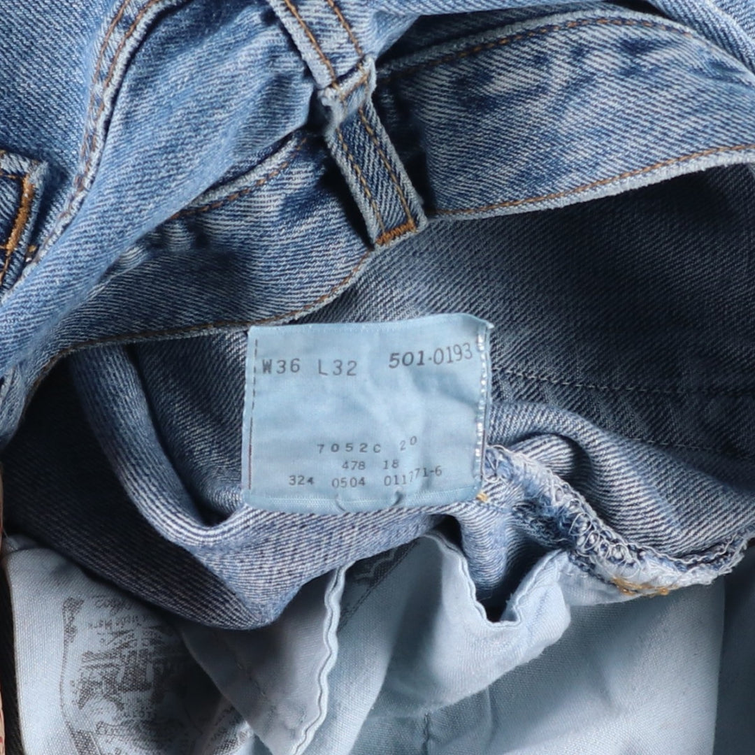 2000'S Levi's 501 Straight Denim Pants, Men's, Size W37 cotton blue type Vintage Second Hand