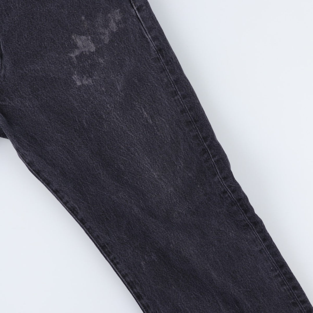 Levi's 501 Black Denim Straight Denim Pants for Men, W34 equivalent cotton black type Vintage Second Hand