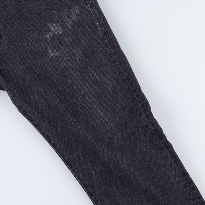 Levi's 501 Black Denim Straight Denim Pants for Men, W34 equivalent cotton black type Vintage Second Hand