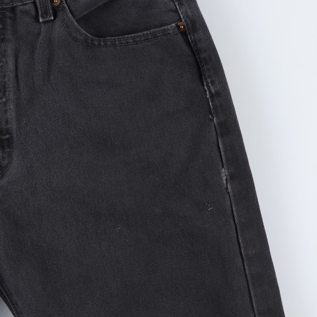 Levi's 501 Black Denim Straight Denim Pants for Men, W33 equivalent cotton black type Vintage Second Hand