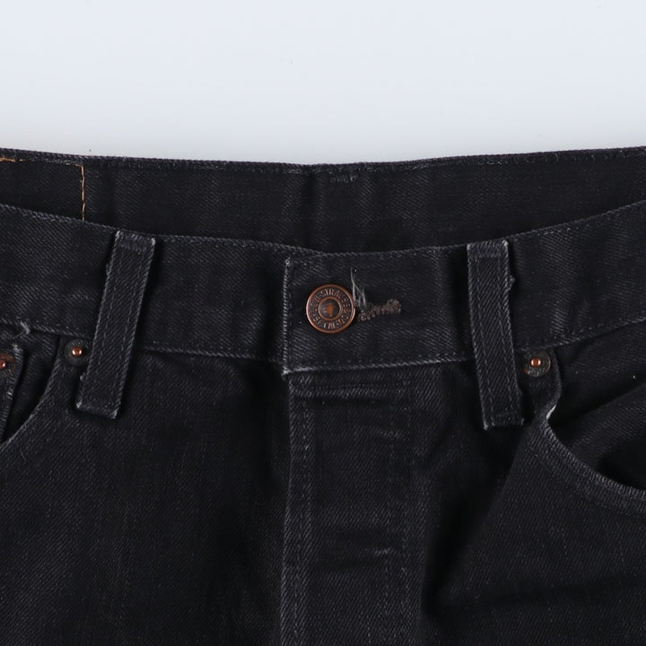 Levi's 501 Black Denim Straight Denim Pants for Men, W35 cotton black type Vintage Second Hand