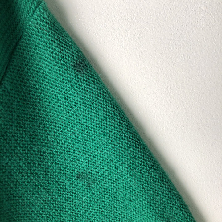 Vintage 90'S IZOD acrylic knit cardigan, made in the USA, size L, men's acrylic green type Vintage Second Hand