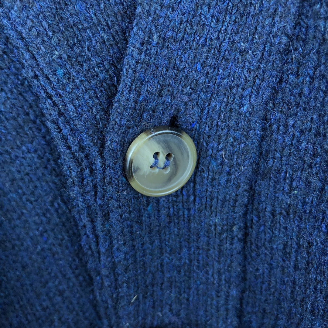 Vintage 90'S Jantzen acrylic knit cardigan, made in the USA, men's size XL acrylic navy blue type Vintage Second Hand