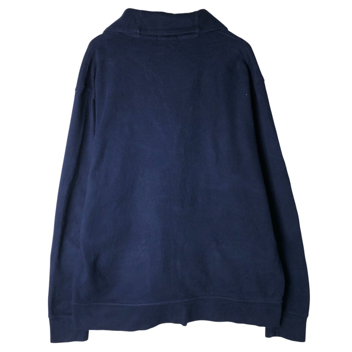 Ralph Lauren POLO RALPH LAUREN shawl collar cotton knit cardigan, men's size XL cotton navy blue type Vintage Second Hand
