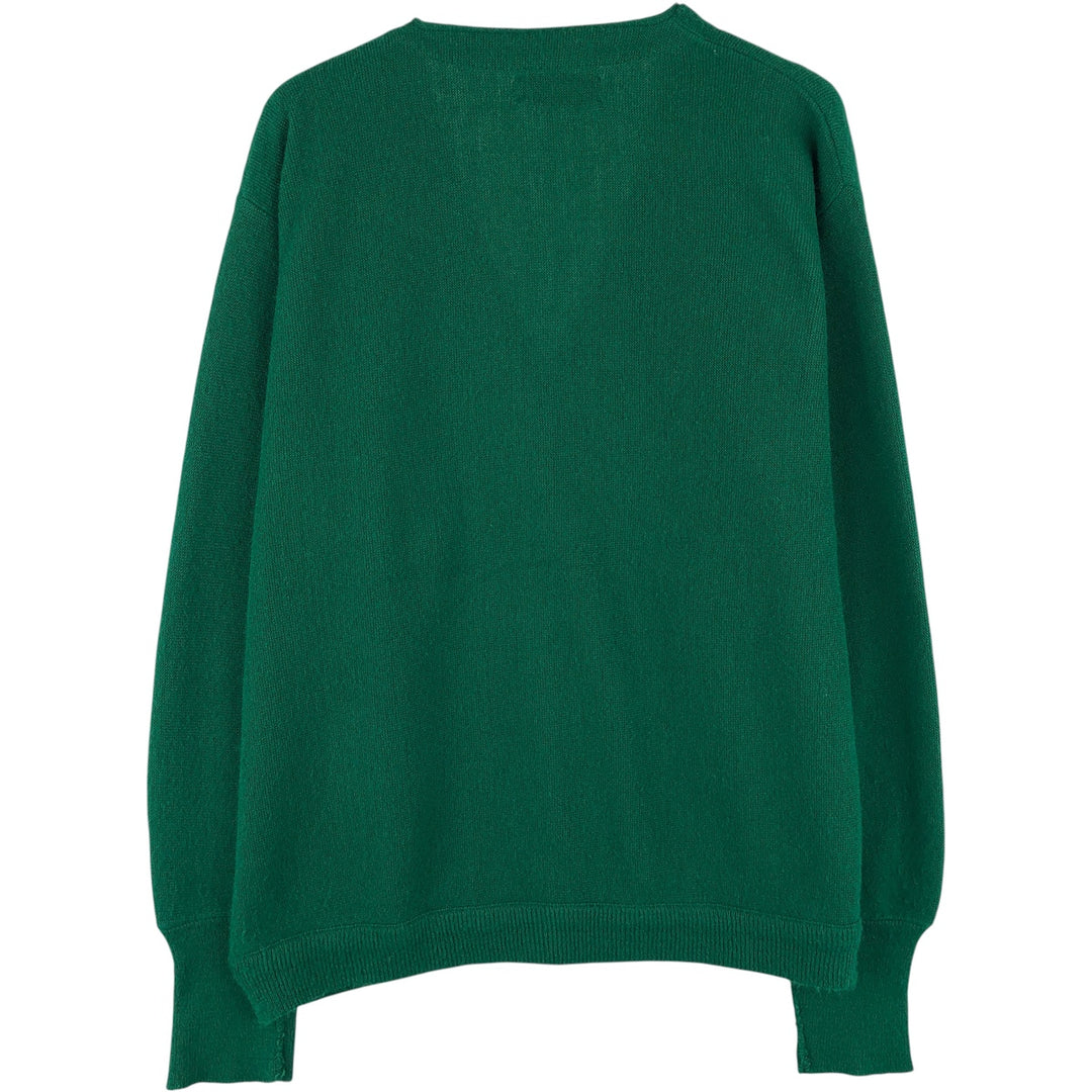 Vintage 70'S PICKERING Orlon Acrylic Knit Cardigan, Men's Size XL Oron Acrylic green type Vintage Second Hand
