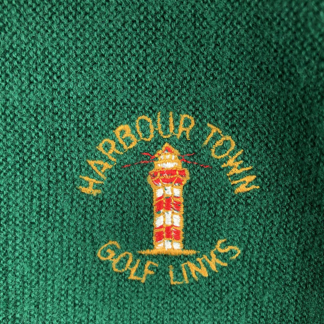 Vintage 70'S PICKERING Orlon Acrylic Knit Cardigan, Men's Size XL Oron Acrylic green type Vintage Second Hand