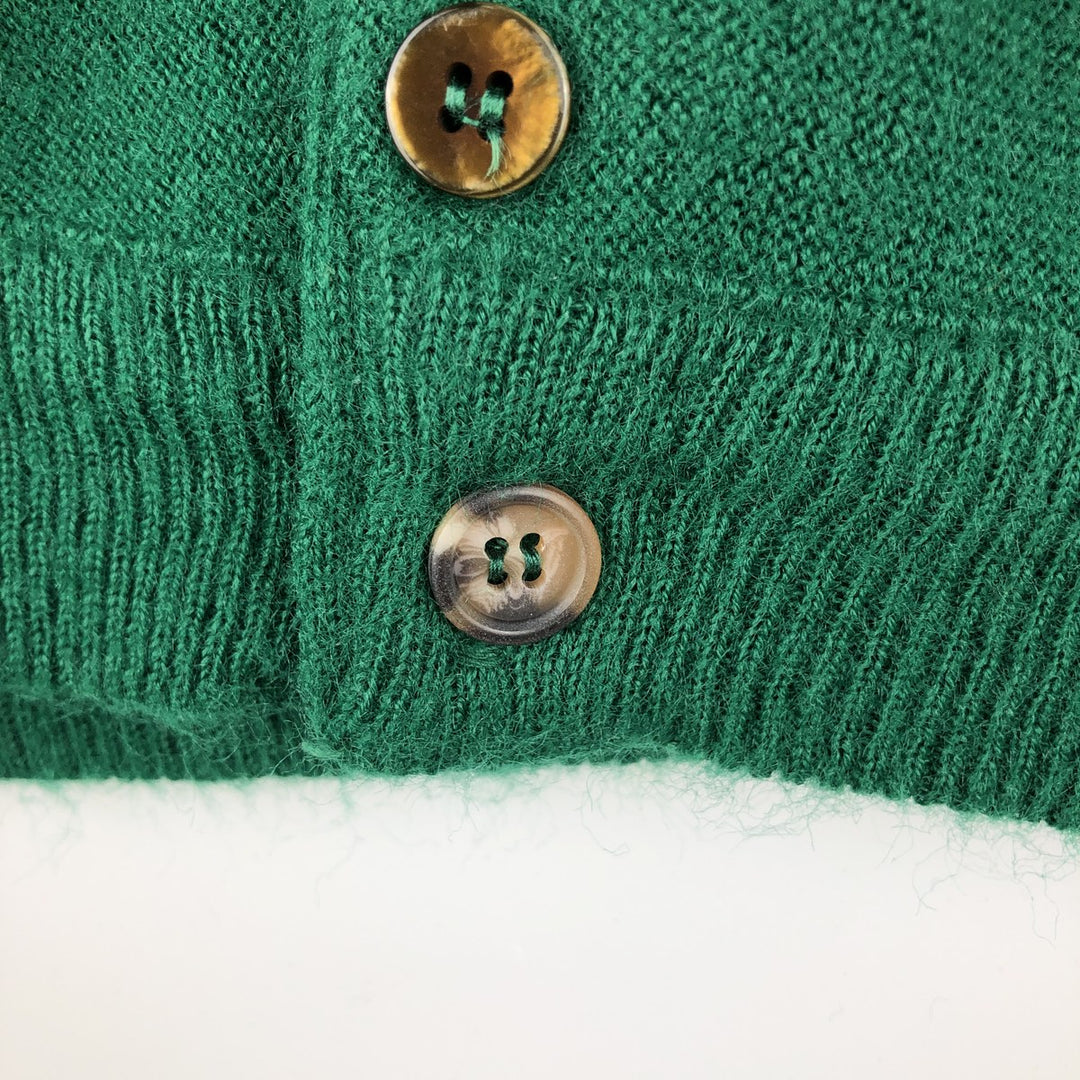 Vintage 70'S PICKERING Orlon Acrylic Knit Cardigan, Men's Size XL Oron Acrylic green type Vintage Second Hand
