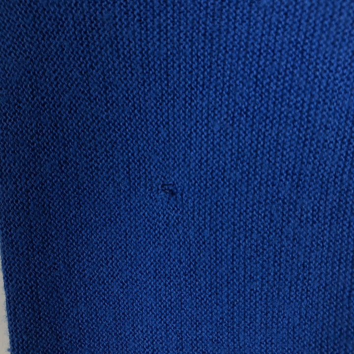 80'S Lacoste IZOD Acrylic Knit Cardigan Made in USA Men's M Size Vintage acrylic blue type Vintage Second Hand