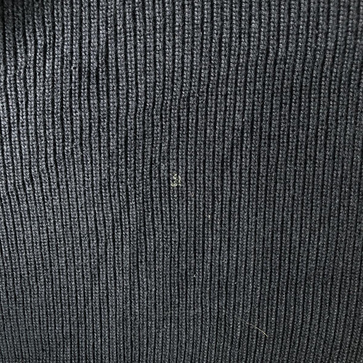 2000'S Eddie Bauer Ribbed Cotton Knit Sweater, Men's Size L cotton navy blue type Vintage Second Hand