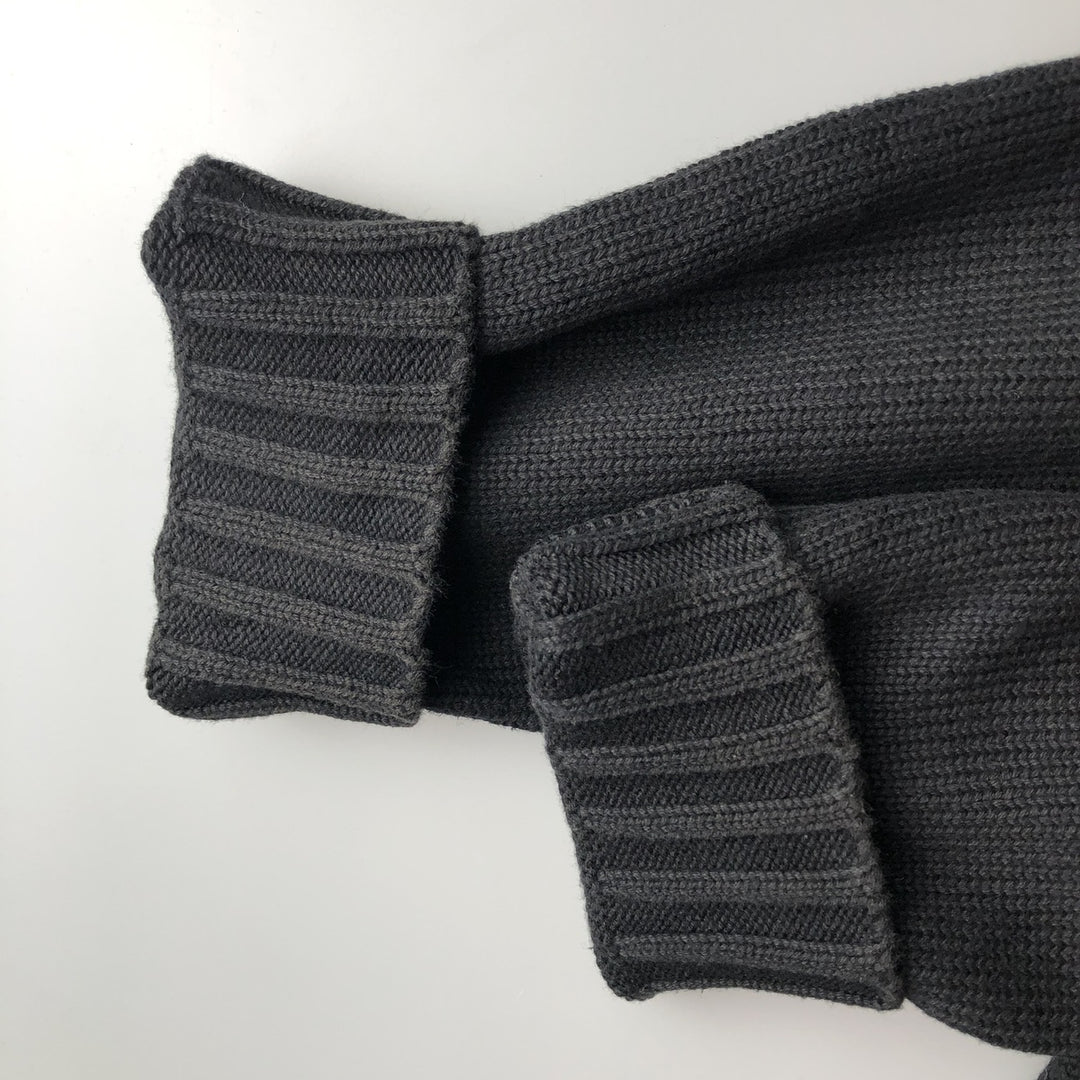 Vintage 90'S Tommy Hilfiger V-neck cotton knit sweater, size L, men's size L cotton black type Vintage Second Hand