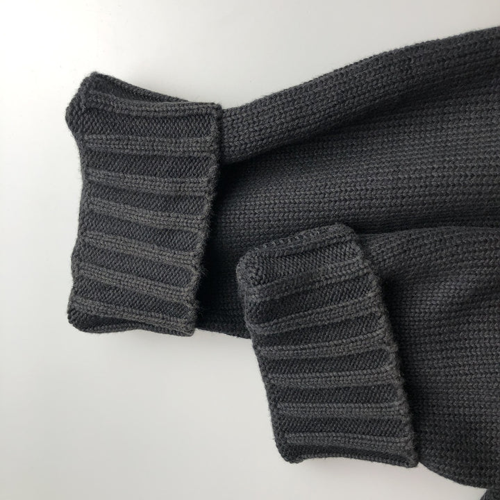 Vintage 90'S Tommy Hilfiger V-neck cotton knit sweater, size L, men's size L cotton black type Vintage Second Hand