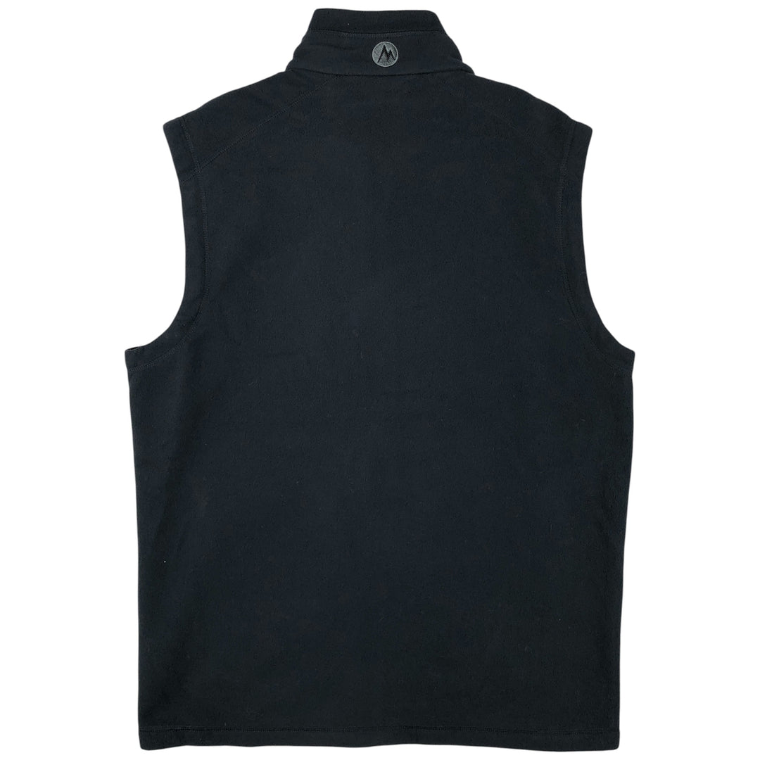 Marmot fleece vest, men's size M polyester black type Vintage Second Hand
