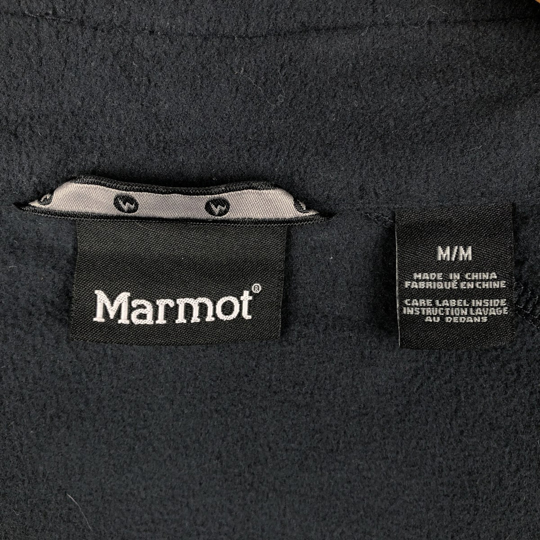 Marmot fleece vest, men's size M polyester black type Vintage Second Hand