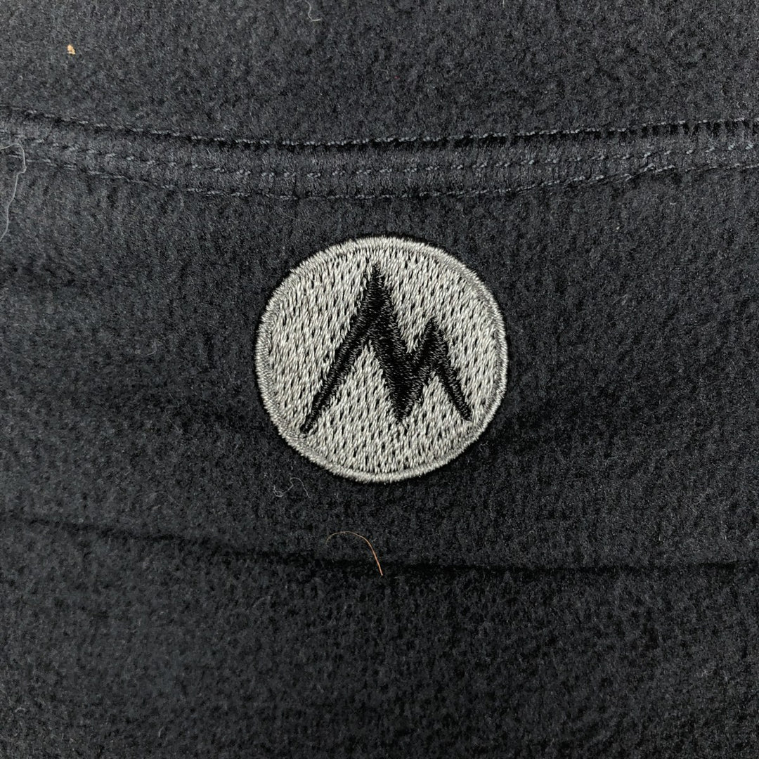 Marmot fleece vest, men's size M polyester black type Vintage Second Hand