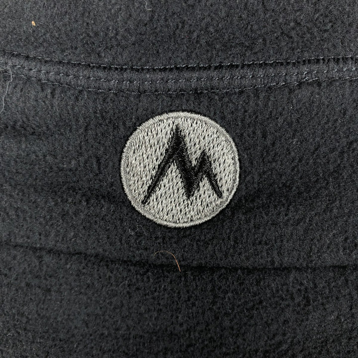 Marmot fleece vest, men's size M polyester black type Vintage Second Hand