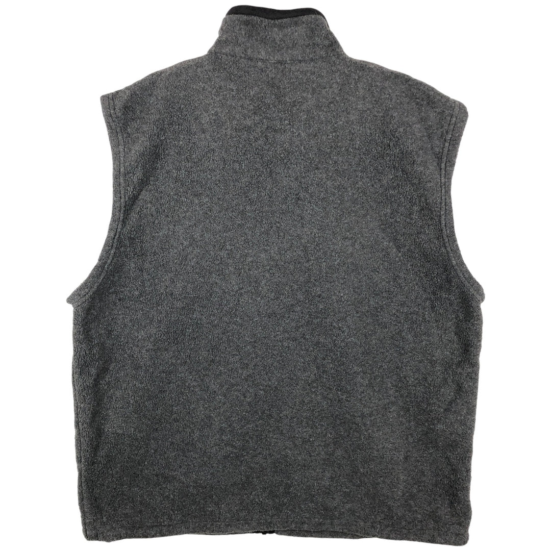 Vintage 90'S Lowe Alpane fleece vest, made in Ireland, men's size XL polyester Charcoal Vintage Second Hand