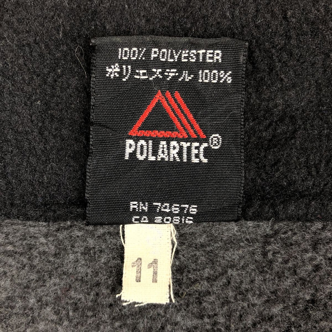 Vintage 90'S Lowe Alpane fleece vest, made in Ireland, men's size XL polyester Charcoal Vintage Second Hand