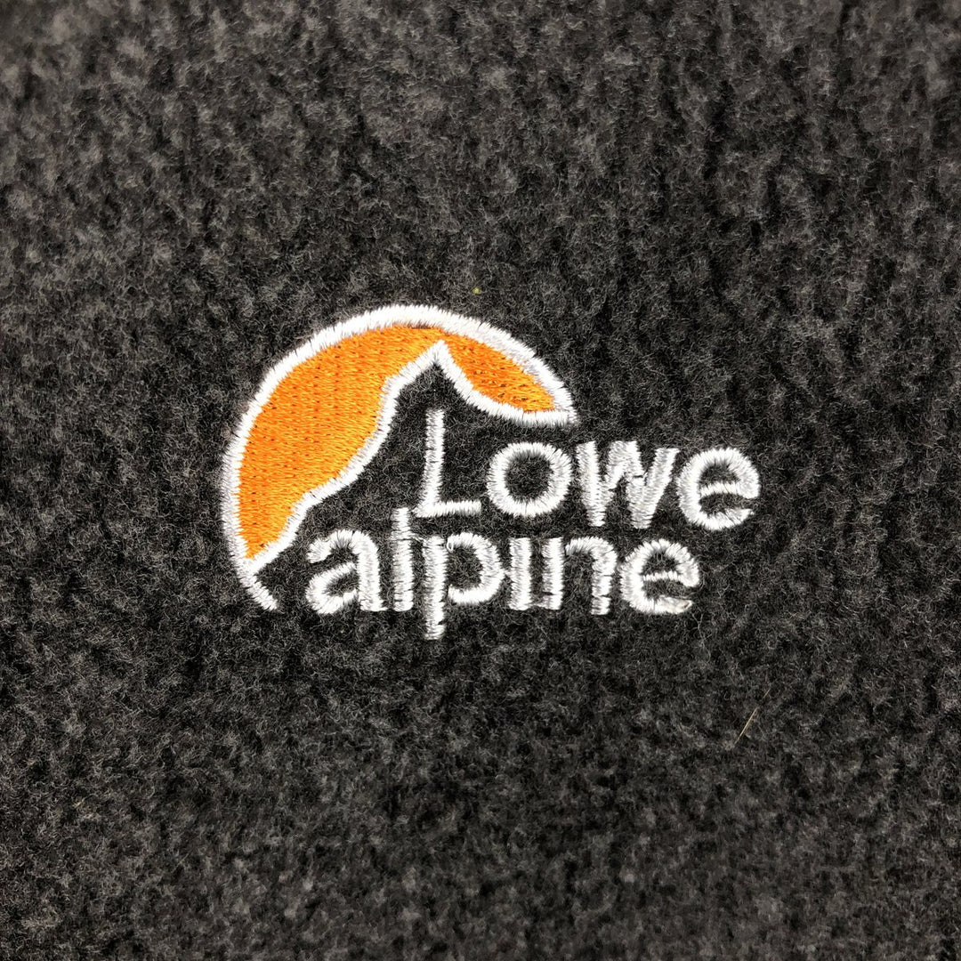 Vintage 90'S Lowe Alpane fleece vest, made in Ireland, men's size XL polyester Charcoal Vintage Second Hand