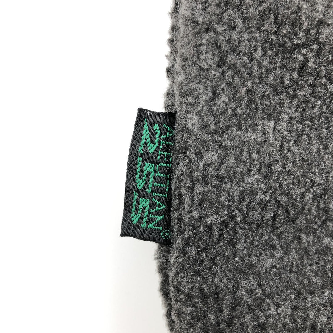 Vintage 90'S Lowe Alpane fleece vest, made in Ireland, men's size XL polyester Charcoal Vintage Second Hand