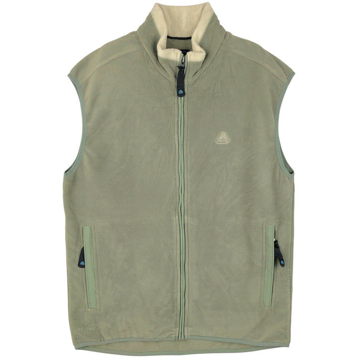Nike ACG THERMA FIT fleece vest, size M (men's) polyester Khaki type sage green Vintage Second Hand