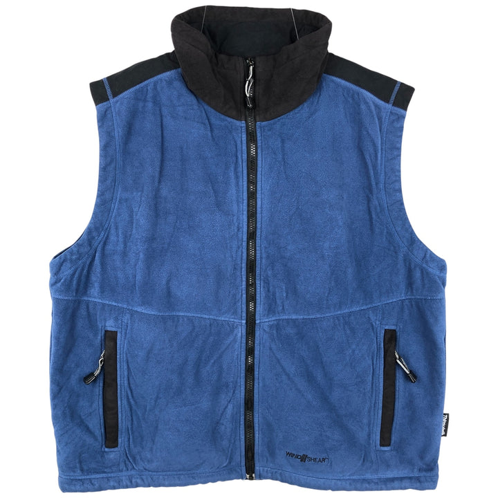 90s-00'S Cabelas Outdoor Gear Fleece Vest, Men's Size XL, Vintage polyester blue type Vintage Second Hand
