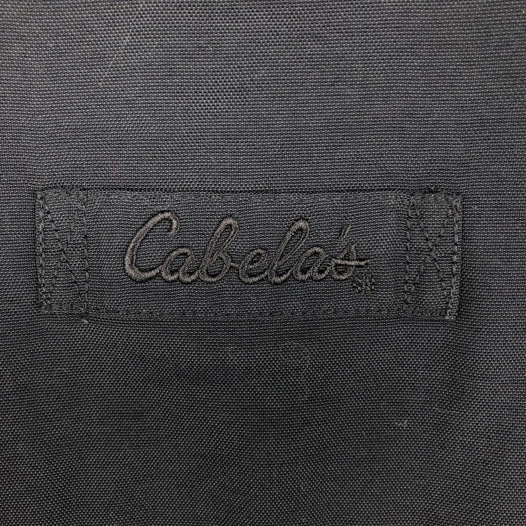 90s-00'S Cabelas Outdoor Gear Fleece Vest, Men's Size XL, Vintage polyester blue type Vintage Second Hand