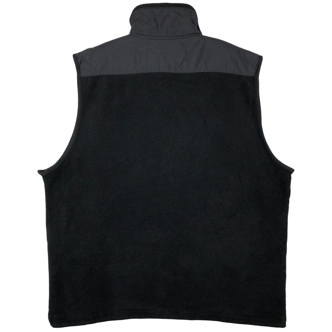 90'S LLBean Vintage Fleece Vest, Men's XL unclear black type Vintage Second Hand