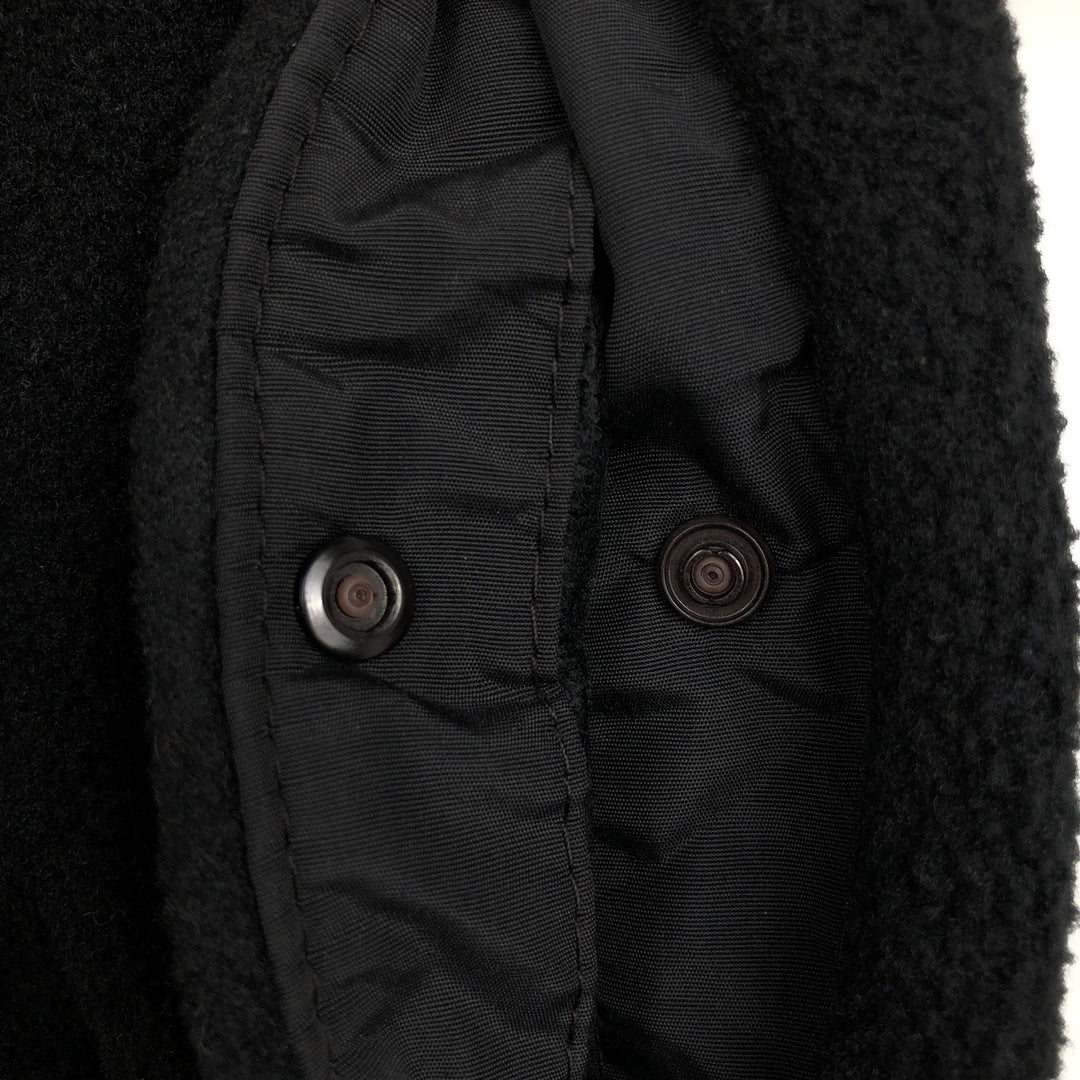 90'S LLBean Vintage Fleece Vest, Men's XL unclear black type Vintage Second Hand