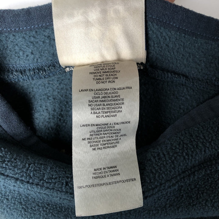 2000'S Adidas fleece sweatshirt, men's size L polyester navy blue type Vintage Second Hand