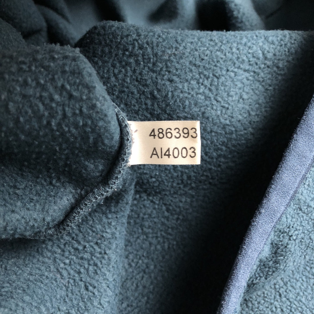 2000'S Adidas fleece sweatshirt, men's size L polyester navy blue type Vintage Second Hand